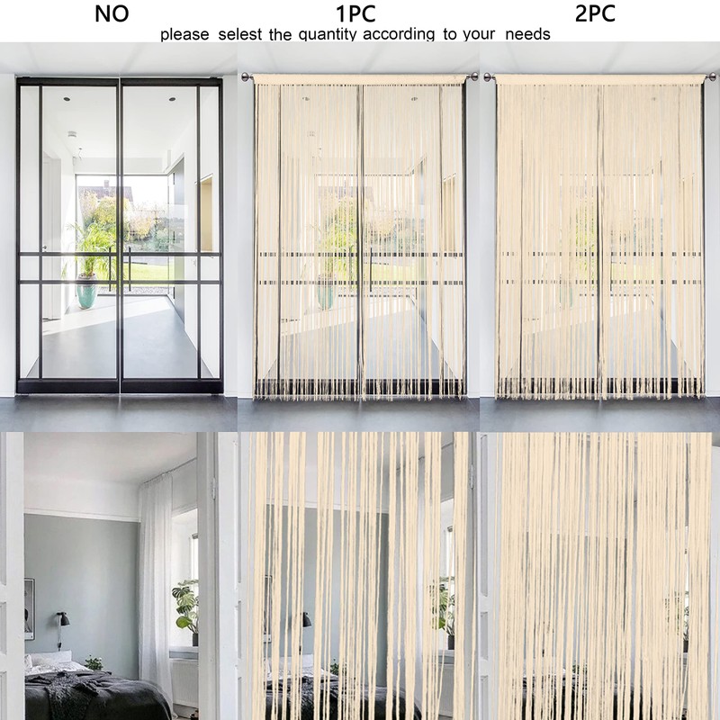 HSYLYM String Door Curtain Window Decorations Room Divider Room Decorations