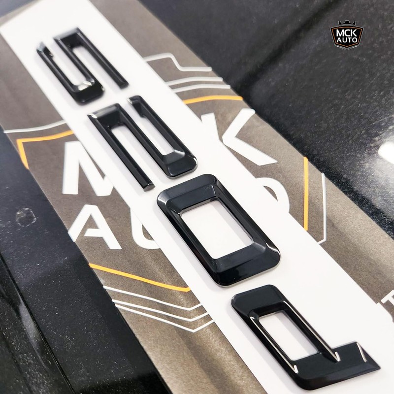 MCK Auto - 520d Black Glossy Logo Rear Emblem Tuning