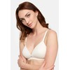 Nur Die Women's Traumweich Bügelloser BH Everyday Bra, Beige (offwhite