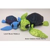 Sea Turtle - 3D Printed, Articulated Fidget (Blue/Light Green (Small))