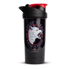 Shieldmixer Hero Pro Classic Shaker Strong - BPA-Free - Gym Accessories - Protein Shaker - Fitness Water Bottle - Black - 700 ml