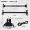 XRIDONSEN 2 in 1 Emergency Strobe Traffic Advisor Light Bar
