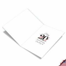 NobleWorks - 20th Milestone Work Anniversary Greeting Card From Us 8.5 x 11 Inch with Envelope (1 Pack) Large Jumbo Floral Work 20 J10491MAG-WA-US