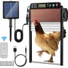 MASDROW Automatic Chicken Coop Door, Solar Powered Chicken Door Opener