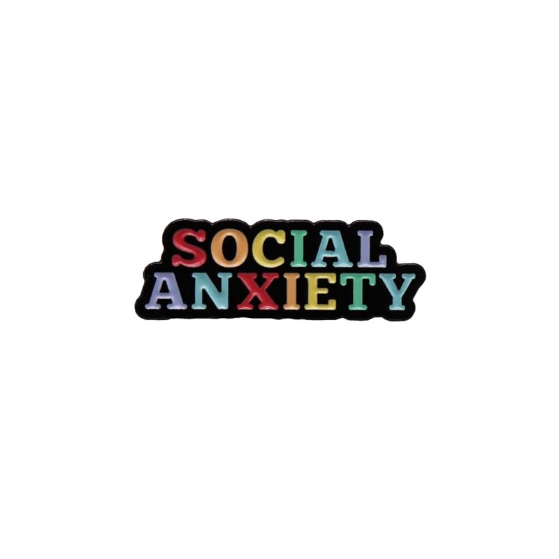 Social Anxiety Ansteck-Pin