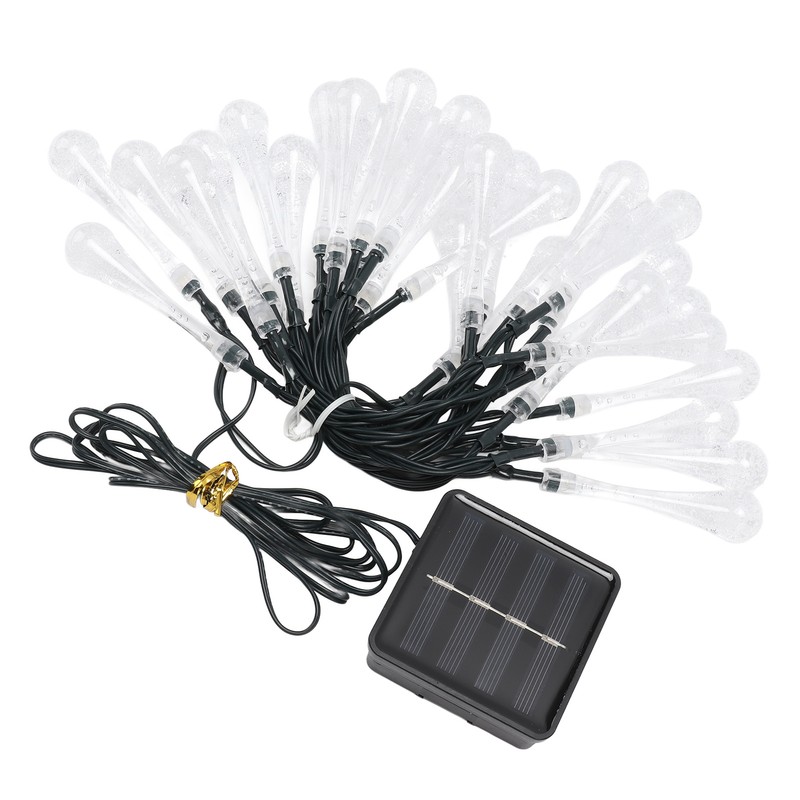 Solar String Lights IP65 Waterproof 2 Light Modes Outdoor String