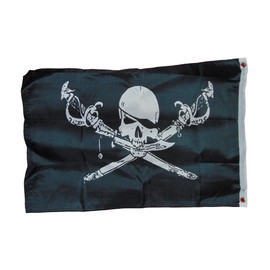 quarks Brethren of the Coast Pirate Flag Ship Banner Jolly Roger Pennant New 2x3 Foot