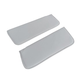 UINIEBOOM Sun Visor Pair, Replacement Light Grey Cloth Sun Visors Compatible with Chevy Suburban Silverado/with GMC C/K Pickup Truck 1988-1998, 38-2118-LG SV201-1808 15963109