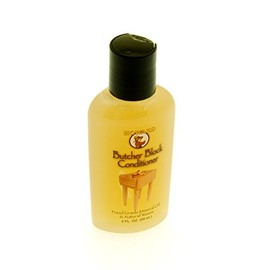 Howard Butcher Block Conditioner 59ml (2oz Trial Size) For use on Butcher Blocks, Bread Boards, Chopping Boards and Wooden Kitchen Tool
