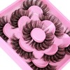 Focipeysa Lashes Mink Fluffy Wispy False Eyelashes 20mm Dramatic Faux