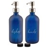 Cornucopia 16oz Hands Dishes Pump Bottles (Blue, Set of 2);