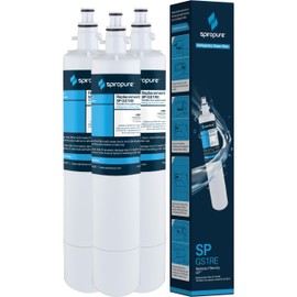SpiroPure SP-GS1RE-3PK NSF Certified Refrigerator Water Filter Compatible Replacement for RPWFE and RPWF with Electronic Microchip (3 Pk)