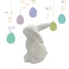 Ceramic Bunny Figurine - Holiday Rabbit Statue Decor | Modern