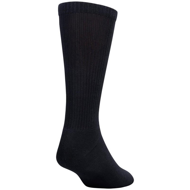 Gold Toe Men's Uptown Crew 3 Pack Socks, Black, Sock