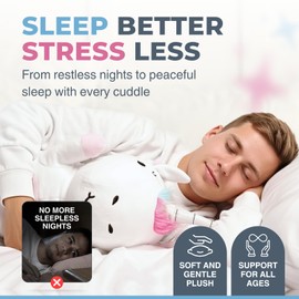 Cuddle Paws Unicorn Plush Body Pillow for Kids | Long Stuffed Animal Cuddle Pillow | Soft Hugging Toy | Plushie Gift for Girls & Boys | Long Plush Body Pillow for Sleep & Comfort | Small, 23 Inches