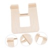 LALAFINA Portable Wooden Bike Stand Detachable Balanced Scooter Support Durable