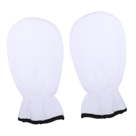 Mikinona 1pair Heat Preservation Hand Spa Gloves for Moisturizing and Exfoliating Dacron and Lint Material for Dry Cracked Hands Reusable and Washable Skin Care Gloves for Special Occasions