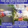 Fly Bait Fly Trap Refill Packets 6x1oz. Non Toxic Dissolvable