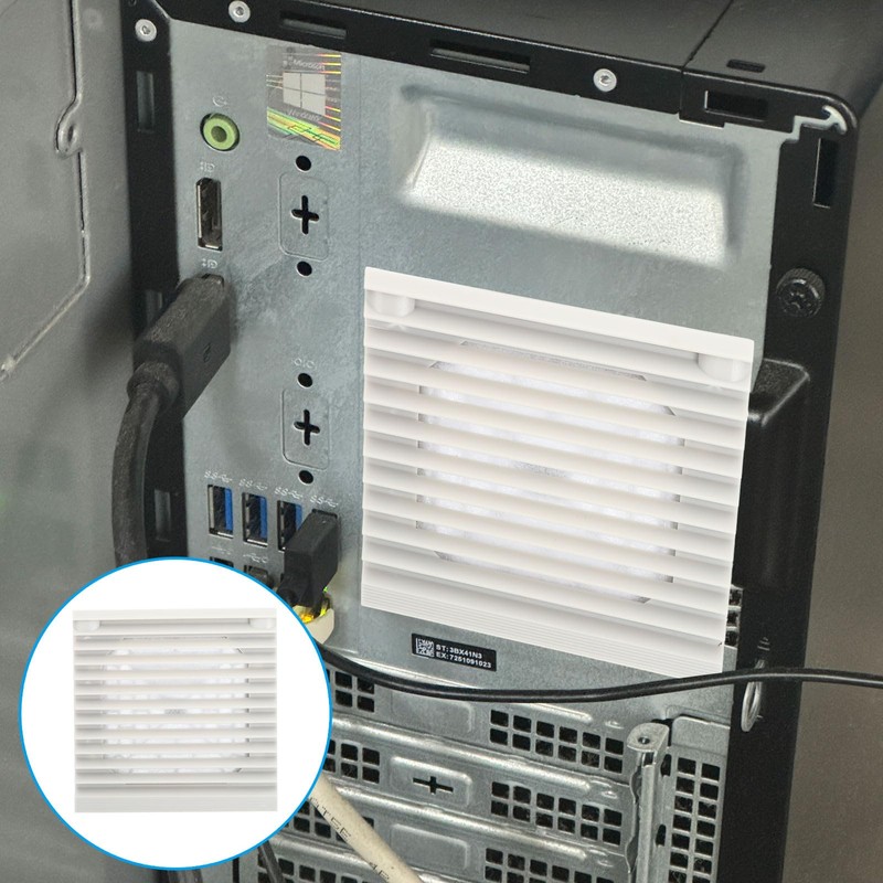 PATIKIL 116 mm Computer Fan Filter Grille with Screws, 1