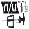 Double Door Shed Hardware Kit - Complete with Hinges, Latches,