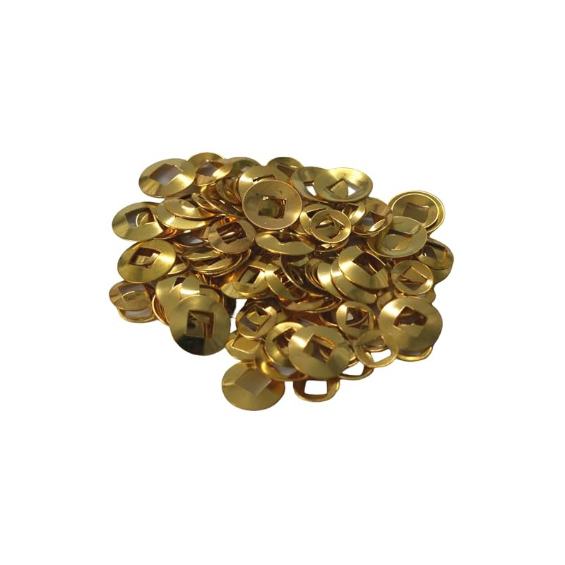 100 Pieces Brass Clock Washers for Mantel Clock Repair and