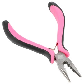 Hair Extension Pliers, 3 Hole Hair Tongs, Mini Hair Extensions Pliers for Nano Rings and Micro Rings Micro Ring Extensions Accessories for Hairdressers and DIY Hair Extensions Removal of Bonding