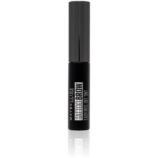 Maybelline New York Tattoo Brow Peel Off Eyebrow Gel Tint, Semi-Permanent Colour, Waterproof, Lasts up to 3 Days, Colour: Black Brown
