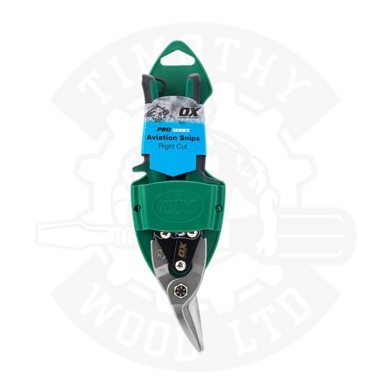 OX Tools OX-P231002 OX Pro Aviation Snips, Right Cut
