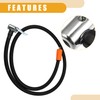 Partuto 1 Pc 1M Universal Car Tire Inflator Extension Hose