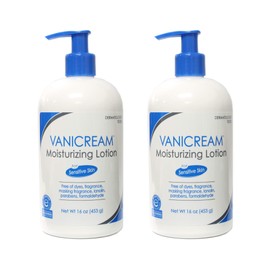 Vanicream Moisturizing Lotion, Pump, 16 Ounce (Pack of 2)