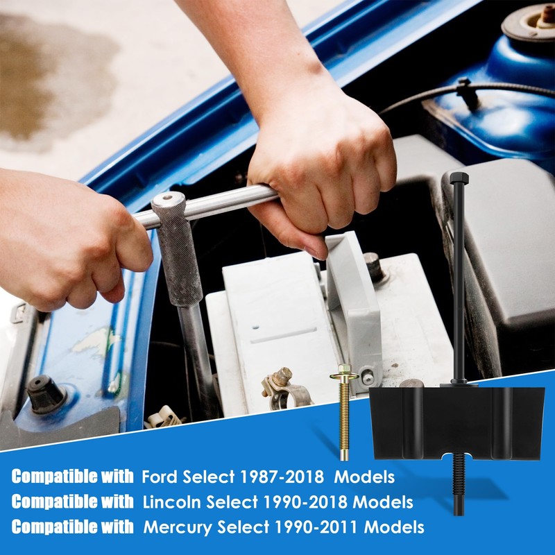 Meonum 2 Set Battery Hold Down Compatible with Ford/ 00588/