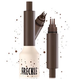 Sommersprossen Stempel, Natürliche Lebensechte Faux Sommersprossen Stift, Fake Freckle Stamp Pen, Wasserdicht Langlebiger Weiche Punkt Stift für Natürliche Mühelose Sunkissed Makeup (Kaffee)