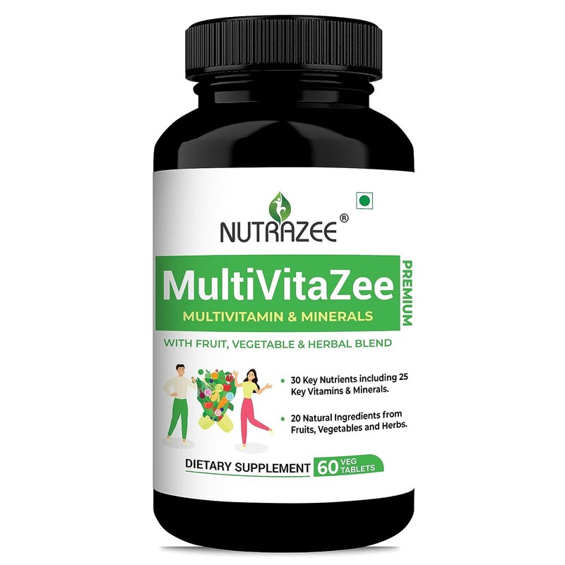 Nutrazee Nutrazee MultiVitaZee Multivitamin & Minerals Supplement for Men &