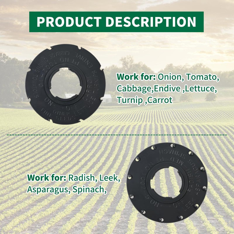 60009 60010 Optional Seed Plate 12 Set for EarthWay 10001
