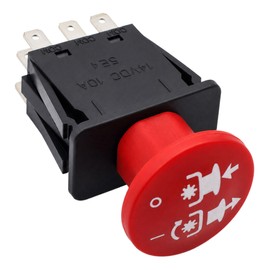 8 Terminals 10A PTO Switch Replace 4174684 500016 430-528 725-07534 110-9657A 2721505 Compatible with Dixie Chopper Jacobsen Bobcat MTD Delta Husqvarna Classic RZT Pro SZT Pro Zee 2 Lawn Mower