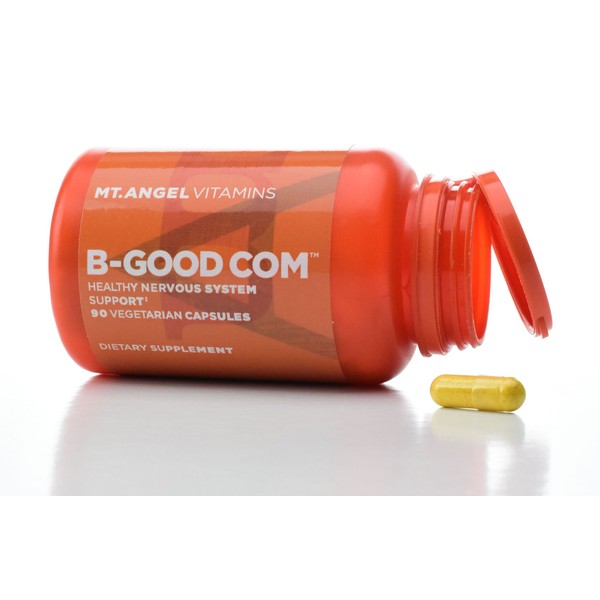 Mt. Angel Vitamins - B-Good Com (Vitamin B Complex), Healthy Nervous System Support (60 Vegetarian Capsules)