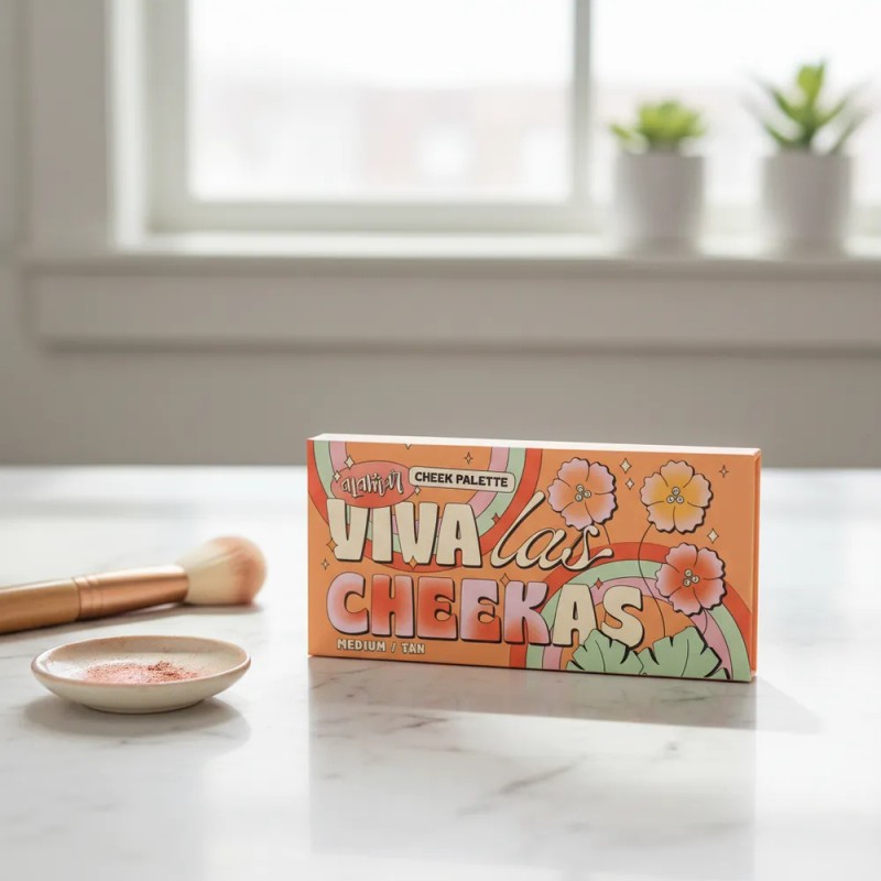 Cheek Palette / Viva Las Cheekas / Rubor E Iluminador
