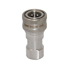 1/4″ NPT ISO 7241-B Stainless Steel Quick Disconnect Hydraulic Female Coupler