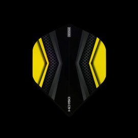 Pentathlon HD150 Black and Yellow Standard 150 Micron Thick Dart Flights - 5 Set