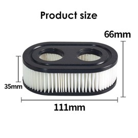 Pack of 2 Air Filter Lawnmower Filter, Compatible with Briggs & Stratton 798452 593260, Lawnmower Air Filter, Lawnmower Filter Replacement, Lawn Mower, Engine Parts, Lawn Mower Filter for Lawnmowers,