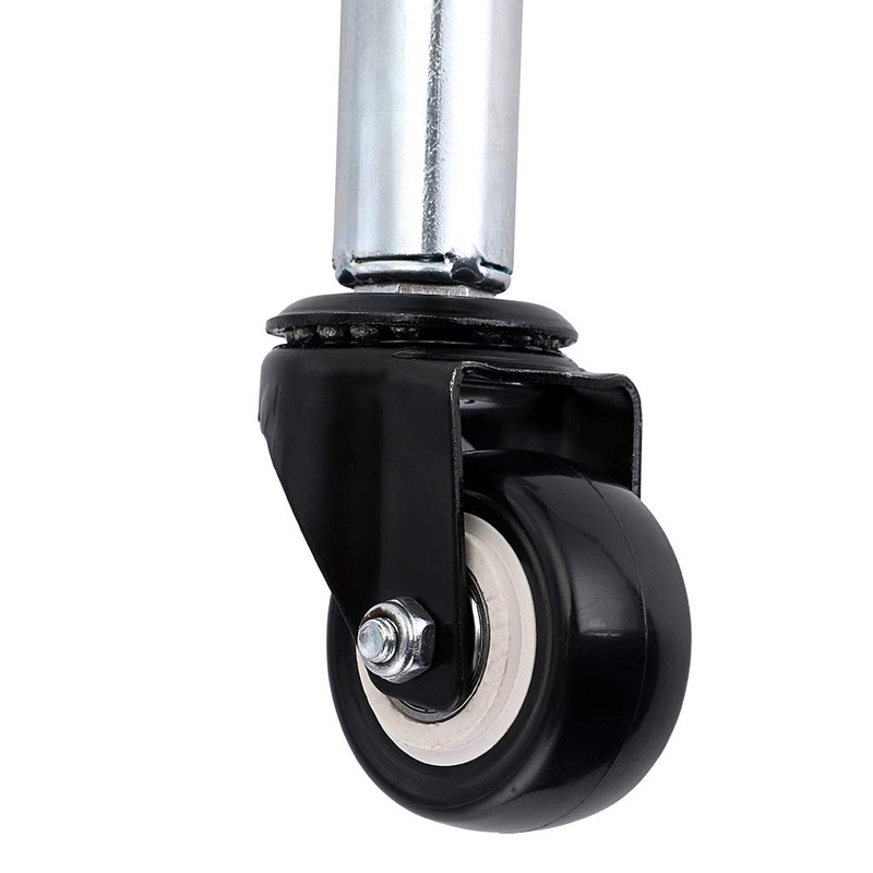 Skelang 2" Spring Loaded Gate Caster, Retractable 2-1/2" Swivel Wheel