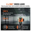 Happybuy Laser Level, 100ft, Self-Leveling Manual Green 3 x 360°