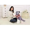 Jextech Perro Peluche 70cm Husky Lobo Con Sueter Juguete Regalo