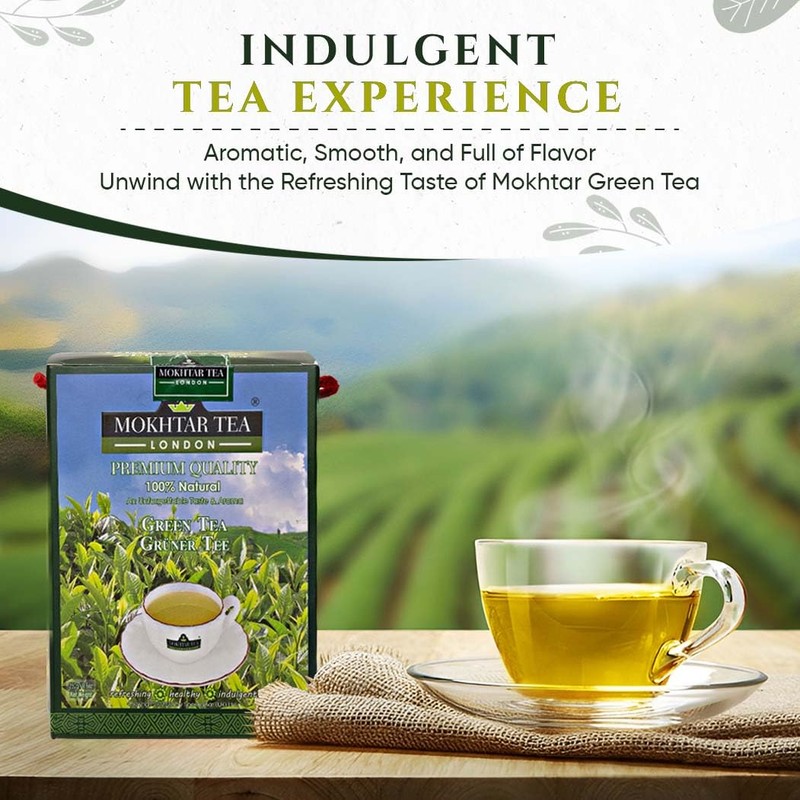 Mokhtar Tea London | Premium Loose Leaf Green Tea |