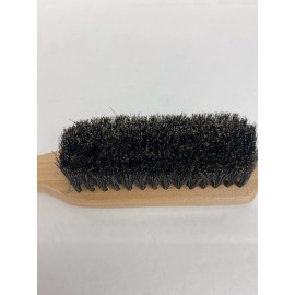 GranNaturals Mens Boar Bristle Hair Brush - Natural Wooden Club Style Wave Brush