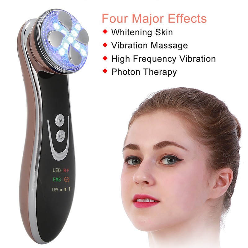 Household RF Skin Rejuvenation Instrument EMS Facial Machine Photon Therapy