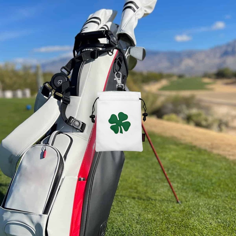 Golf Pouch Golf Ball Tennis Ball Storage PU Bag Ball