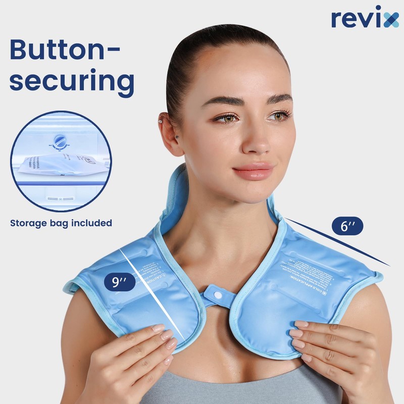 REVIX Ice Pack for Neck and Shoulders Upper Back Discomfort,