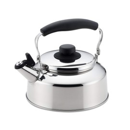Yoshikawa SH8417 Tsubame Sanjo Mouse, Wide Mouth, Whistling Kettle, 0.9 gal (2.6 L), Stainless Steel, Compatible with Induction and Gas Fires, Made in Japan