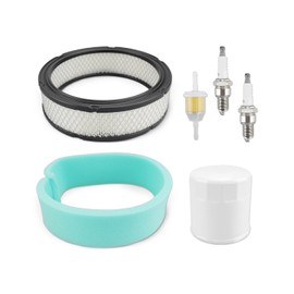 Engine Maintenance Kit Fit for John Deere 316 318 420/ Onan B43 P216/ Bobcat Twin-Trac 2000/ Wheel Horse NN10774 Replace AM106953 140-2628 140-1228 140-1496 AM116304 BF833K2 FF1614 AM101207 K5RTC